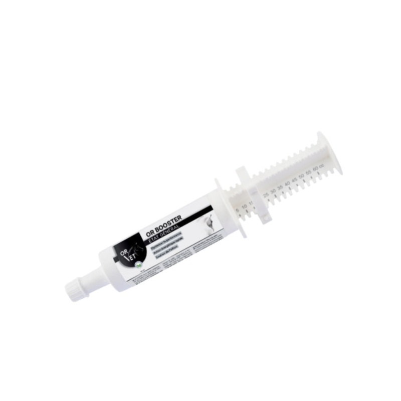 Complément alimentaire Flash Or Booster OrVet seringue 60ml Complément alimentaire Flash Or Booster OrVet seringue 60ml