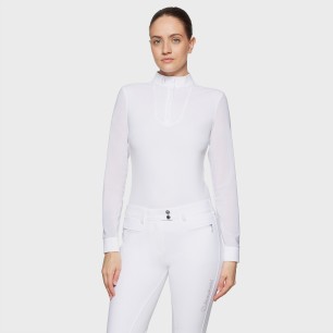 Polo de compétition Samshield Faustine - blanc