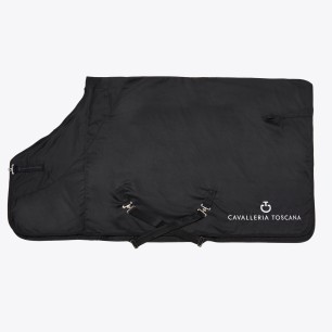 Couverture de box en coton Cavalleria Toscana noire