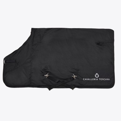 Couverture de box en coton Cavalleria Toscana noire