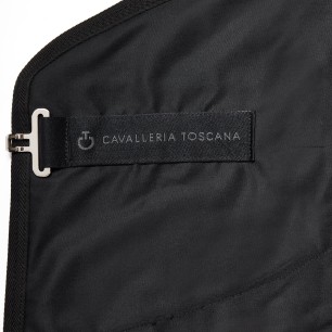 Couverture de box en coton Cavalleria Toscana noire