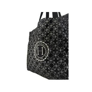 Totebag Harcour Arlo noir/ argent