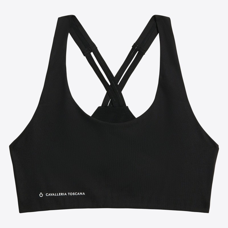 Brassière de sport Cavalleria Toscana noire Brassière de sport Cavalleria Toscana noire