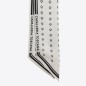 Foulard en soie cavalleria Toscana motif jacquard Blanc Foulard en soie cavalleria Toscana motif jacquard Blanc