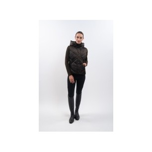 Veste sans manches Harcour Auxane cacao