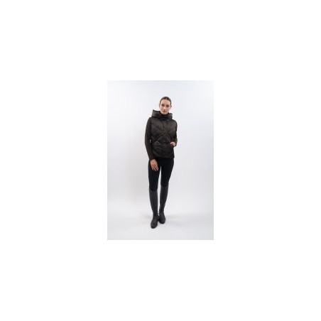 Veste sans manches Harcour Auxane cacao