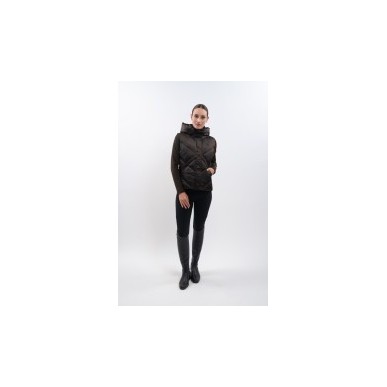 Veste sans manches Harcour Auxane cacao