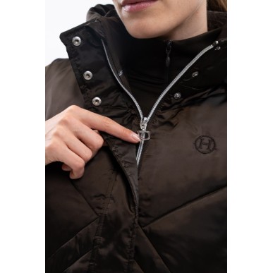 Veste sans manches Harcour Auxane cacao