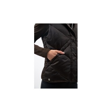 Veste sans manches Harcour Auxane cacao