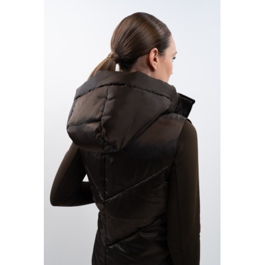 Veste sans manches Harcour Auxane cacao