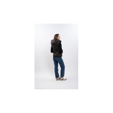 Veste sans manches Harcour Auxane cacao