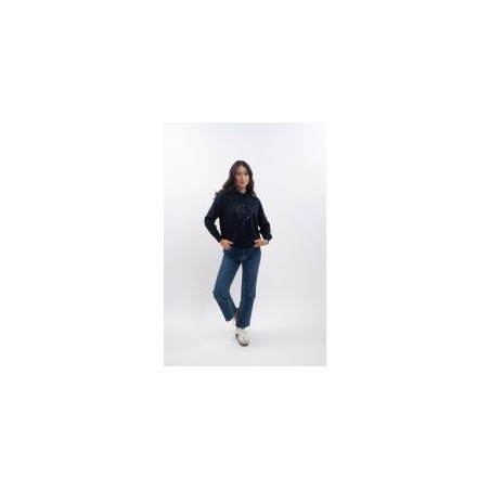 Sweat maille Harcour Aurelia bleu marine