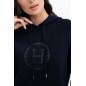 Sweat maille Harcour Aurelia bleu marine