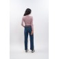 Polo manches longue Harcour Aurore Pivoine