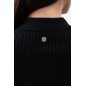 Polo manches longue Harcour Aurore Noir