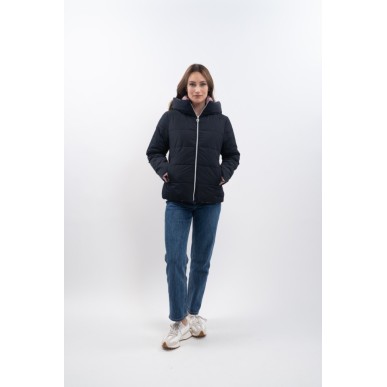 Doudoune réversible Harcour Adele bleu marine/ rose