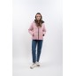 Doudoune réversible Harcour Adele bleu marine/ rose
