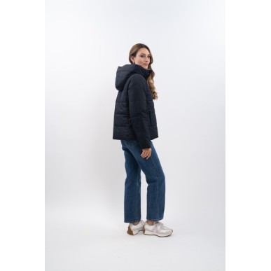 Doudoune réversible Harcour Adele bleu marine/ rose