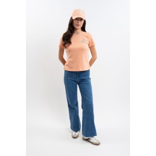 T-shirt femme Harcour Telma abricot