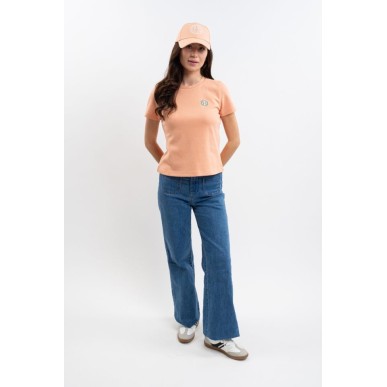 T-shirt femme Harcour Telma abricot