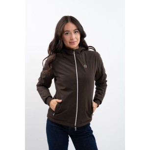 Veste coupe-vent Harcour Simhat cacao