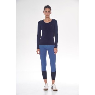 Pullover Harcour Pompadou bleu marine
