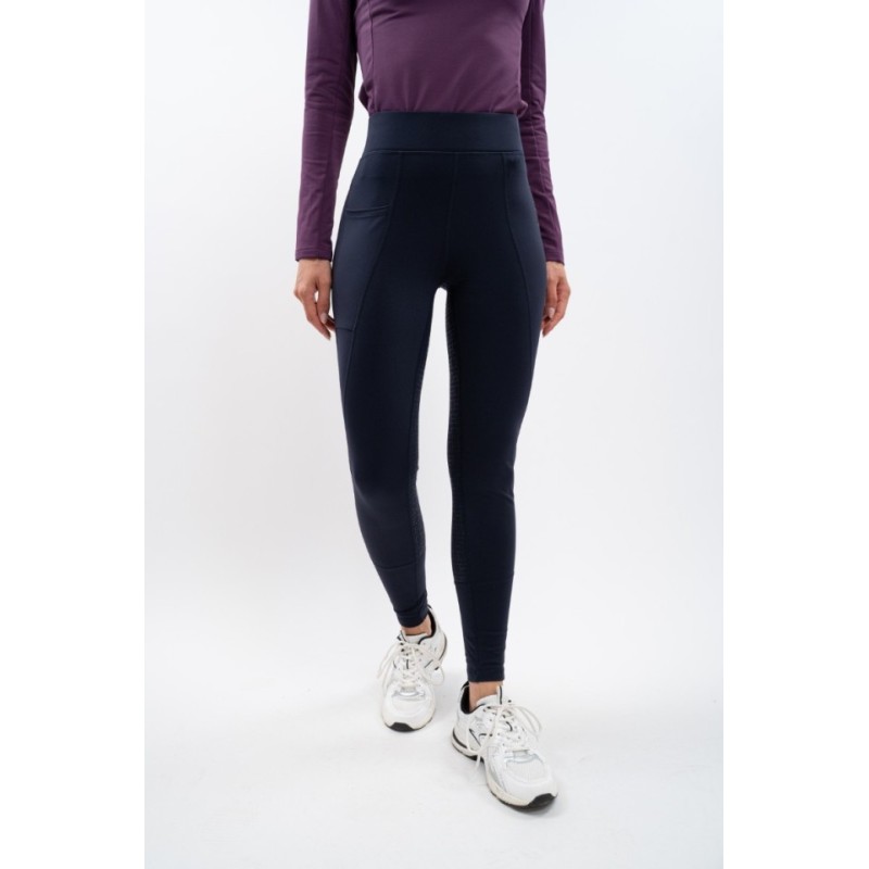 Pantalon d'équitation pour femme Harcour Anaelle bleu marine