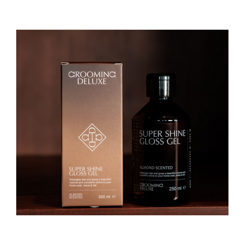 Démélant Super Shine Gloss Gel Grooming Deluxe Kentucky 250ml Démélant Super Shine Gloss Gel Grooming Deluxe Kentucky 250ml