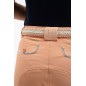 Pantalon d'équitation pour femme Harcour Jaltika abricot