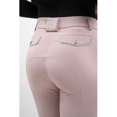 Pantalon d'équitation pour femme Harcour Jaltika Pivoine