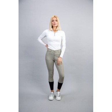 Pantalon d'équitation pour femme Harcour Vogue taupe