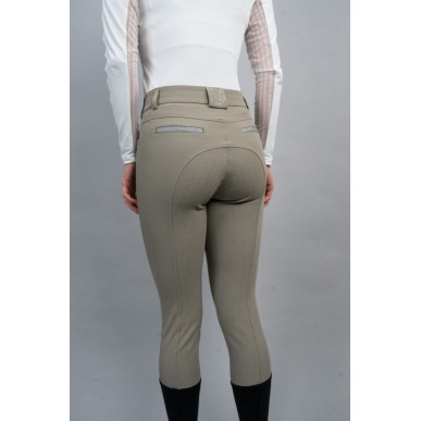 Pantalon d'équitation pour femme Harcour Vogue taupe