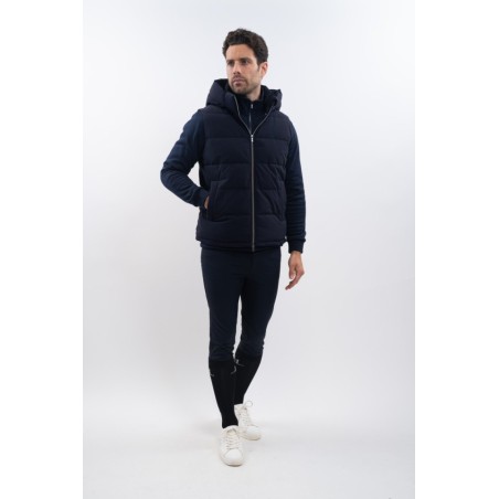 Veste sans manches homme Harcour Aubin bleu marine