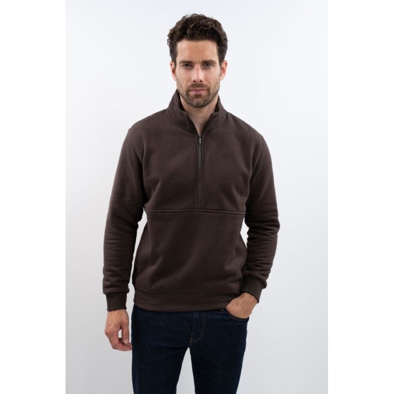 Sweat homme Harcour Swabo Cacao Sweat homme Harcour Swabo Cacao
