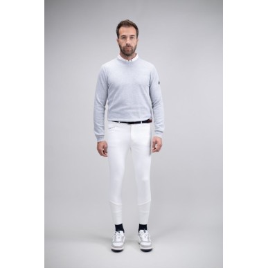 Pantalon d'équitation homme Harcour Costaso blanc