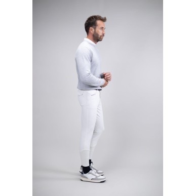 Pantalon d'équitation homme Harcour Costaso blanc