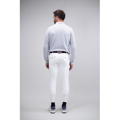 Pantalon d'équitation homme Harcour Costaso blanc