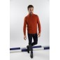 Pull homme Harcour Flash terracotta