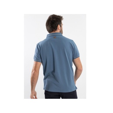 Polo manches courtes pour homme Harcour Pampelonne Lavande