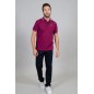 Polo manches courtes pour homme Harcour Pampelonne violine