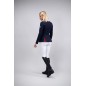 Veste de concours Harcour French team bleu marine col rouge