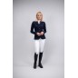 Veste de concours Harcour French team bleu marine col rouge