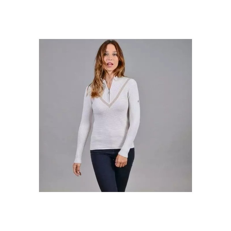 Pull femme Harcour Swally beige
