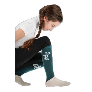 Lot de 2 paires de chaussettes concours Pénélope verte