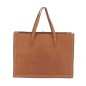 Sac à main en cuire Pénélope Romane cognac