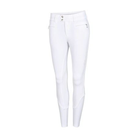 Pantalon Samshield Chloe Embroidery Knee Grip - Blanc