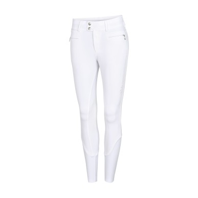 Pantalon Samshield Chloe Embroidery Knee Grip - Blanc