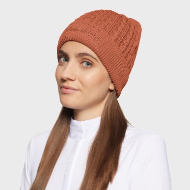 Bonnet Samshield Mira Crystal - Terracotta