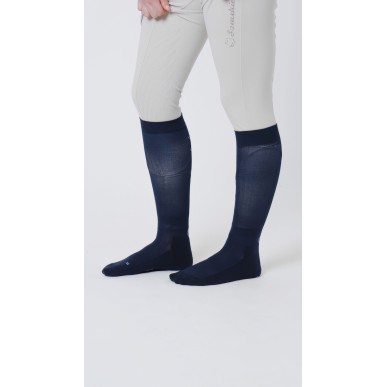 Pack 3 paires de Chaussettes Samshield  Balzane Lurex - Black Navy Anthracite
