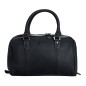 Sac à main en cuire Pénélope Etretat petit modèle noir Sac à main en cuire Pénélope Etretat petit modèle noir
